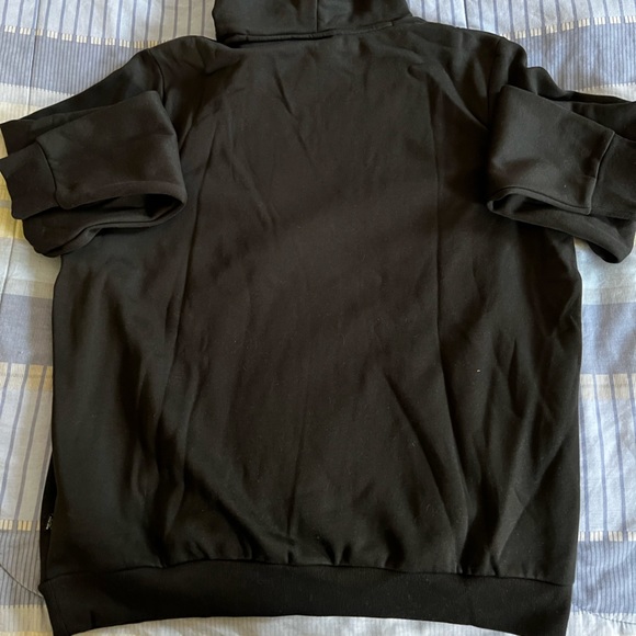 Puma Hooded Black Sweater Kangaroo Pouch XXL Regular Fit - Picture 2 of 4
